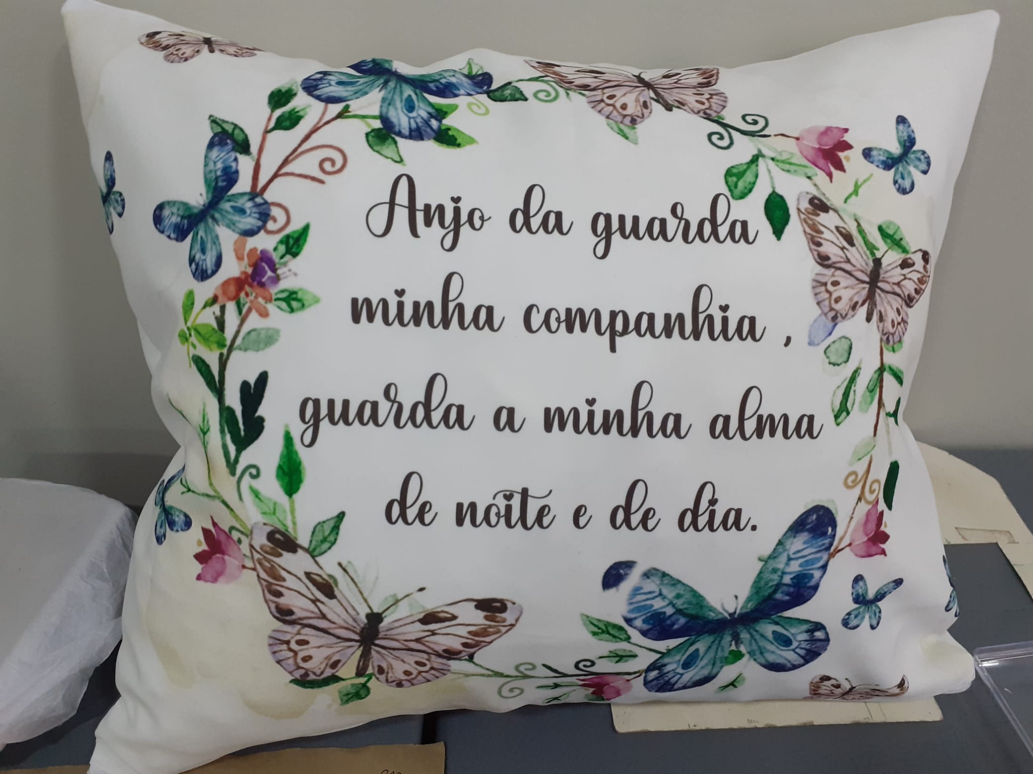 Almofadas, lençóis e toalhas